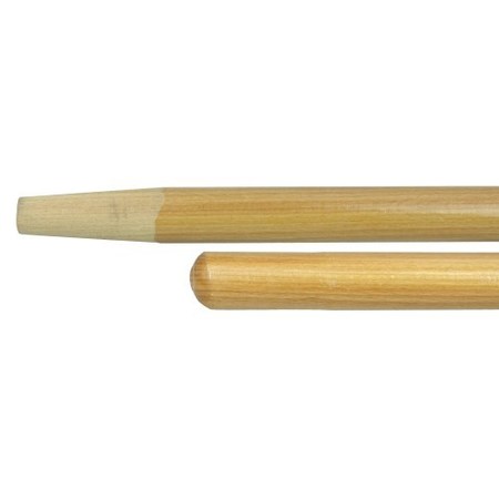 WEILER 60" Hardwood Handle, Tapered Wood Tip, 1-1/8" Diameter 44020